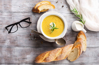 Potage de patates douces et de courge musquée