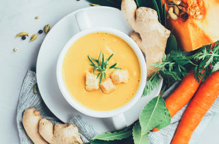 Recette de soupe épicée aux carottes et au gingembre