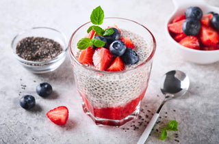 Pudding au chia et aux petits fruits