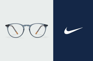 Lunettes rondes en plastique de Nike 