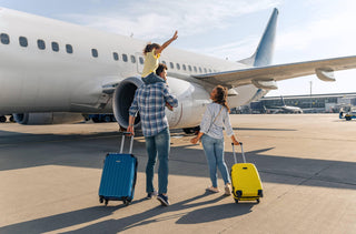 Une famille de 3 qui part en voyage