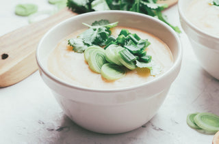 Soupe aux pommes de terre et aux poireaux