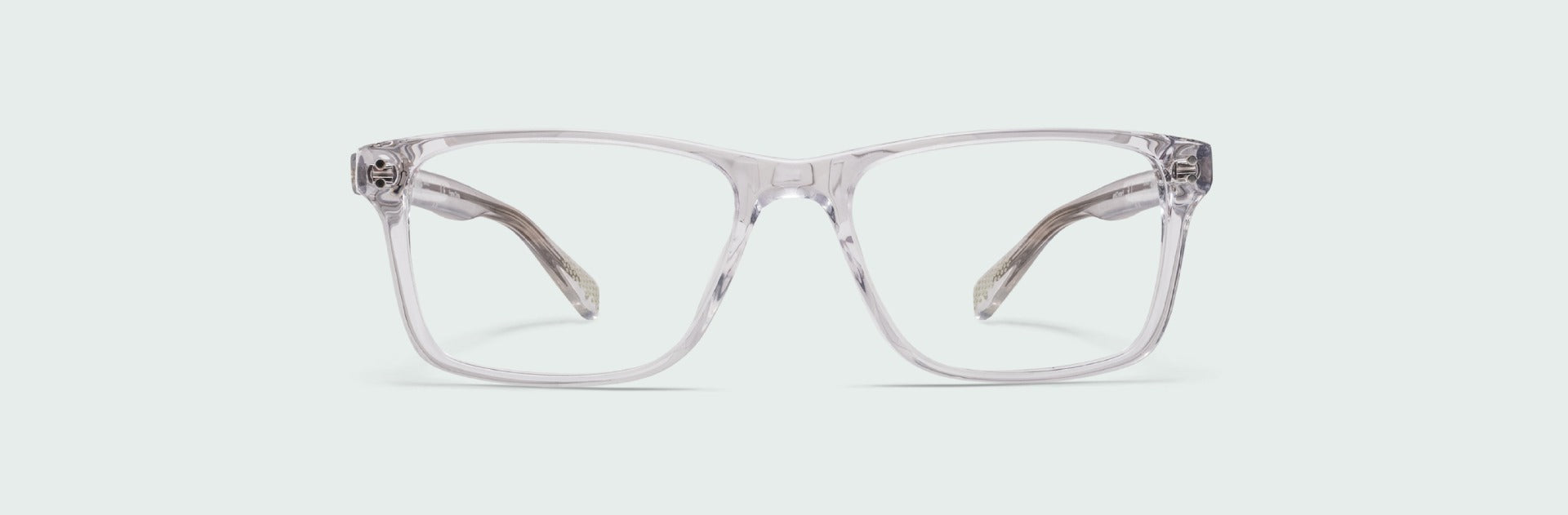 Paire de lunettes de vue transparente