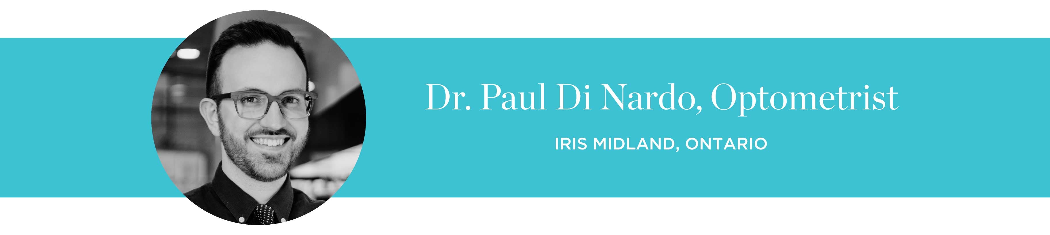 Dr Paul Di Nardo, Optometrist at IRIS Midland, Ontario