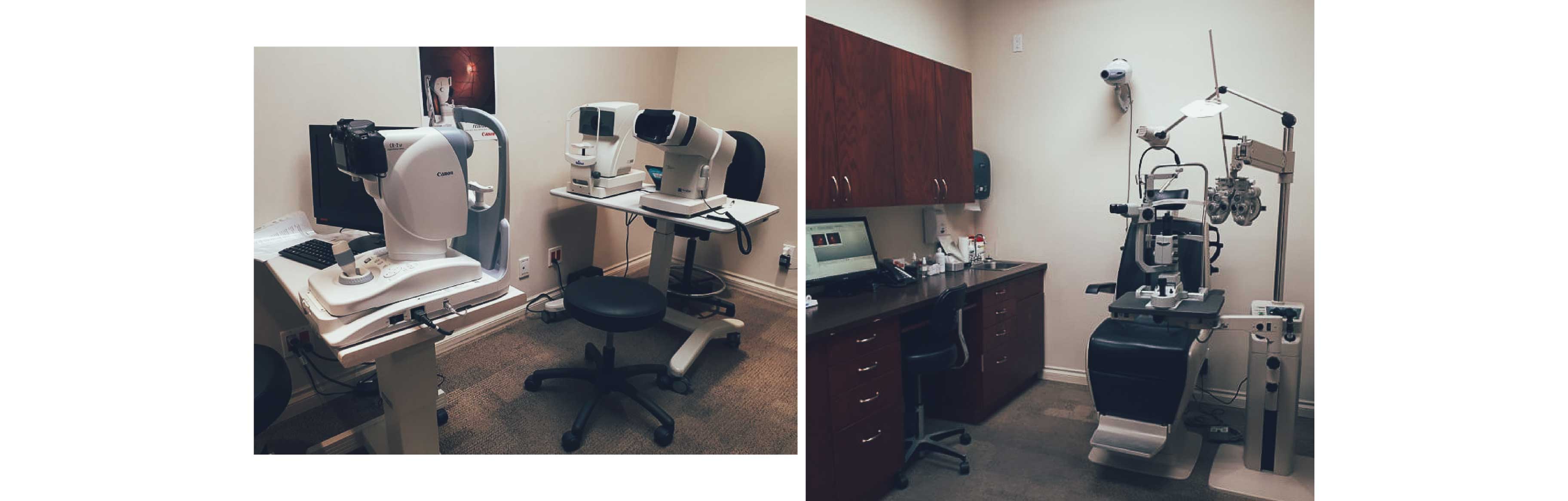 The ophthalmic equipment at IRIS Sherbrooke