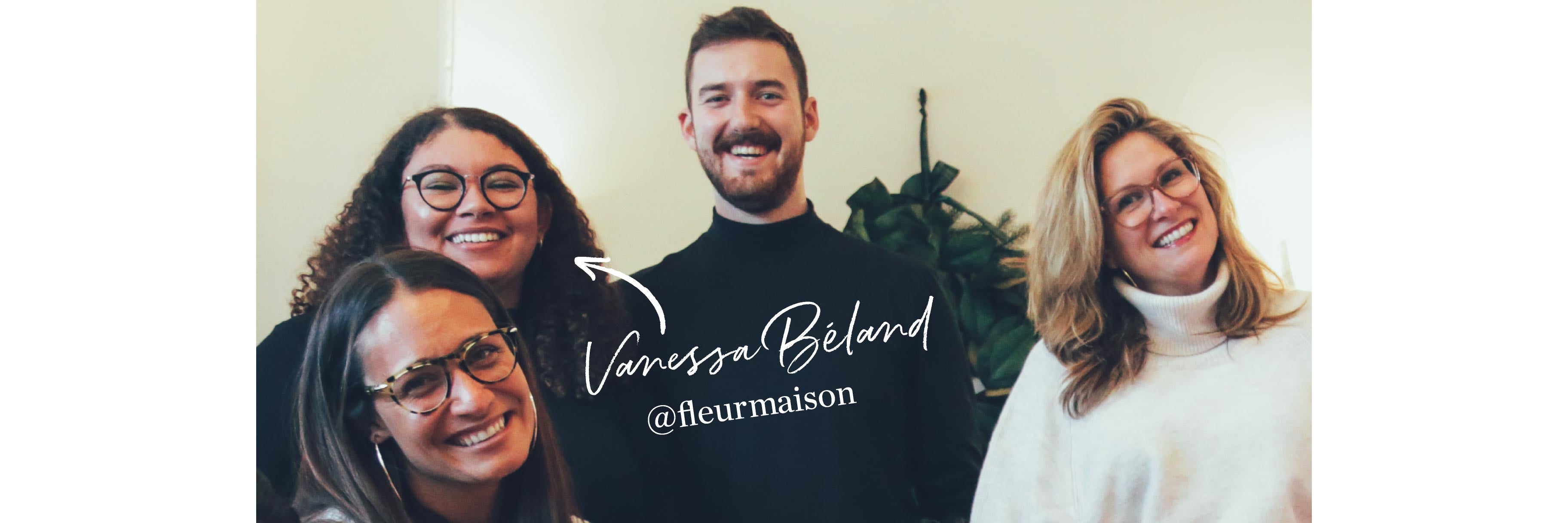 Vanessa Béland from the @fleurmaison Instagram Account during the IRIS Ambassadors Brunch 2018